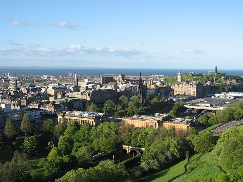 Edinburgh from Edinburgh Castle