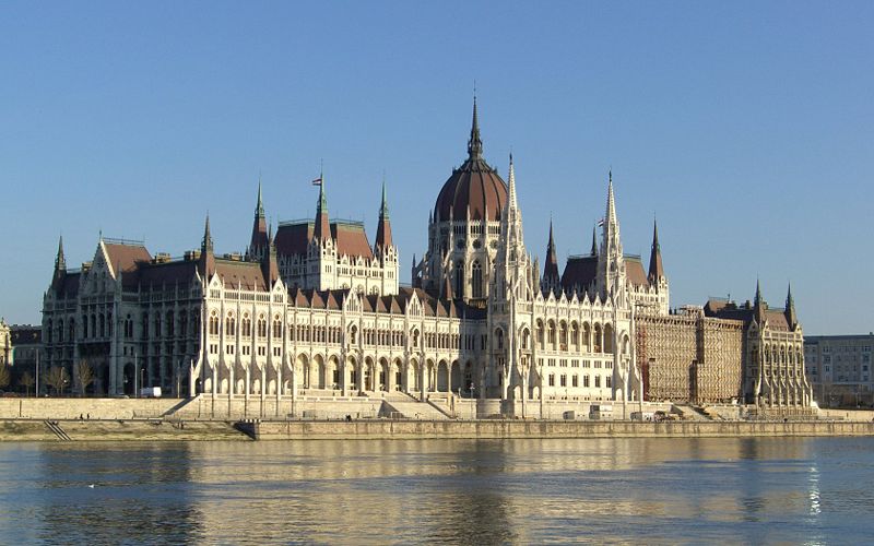 The Hungarian Parliament Building in Budapes
