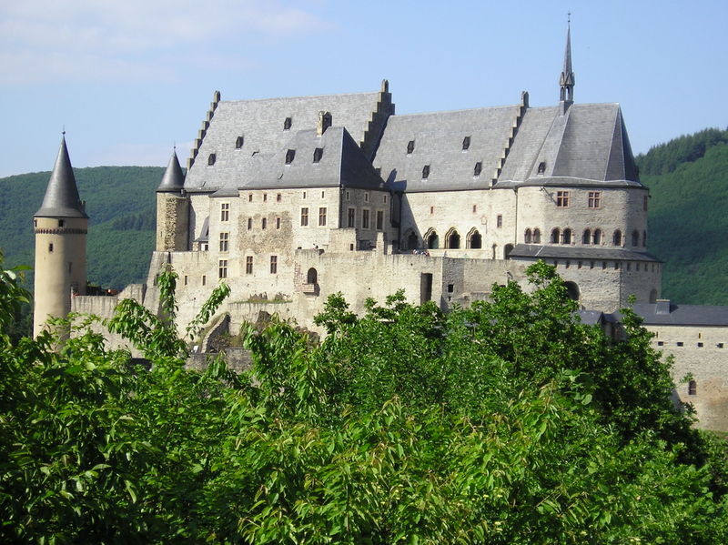 Vianden Castle and Victor Hugo House
